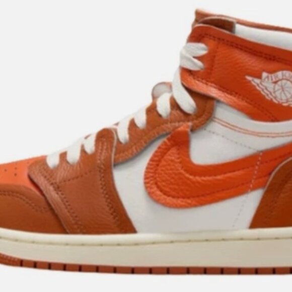 Nike Women's Air Jordan 1 High MM Desert Orange/Sail FB9891-800 Size: 7.5 NWT - Picture 11 of 14